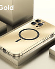 Metal Frame Phone Case For Iphone 13 12 14 15 16 Pro Max