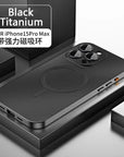Metal Frame Phone Case For Iphone 13 12 14 15 16 Pro Max