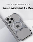 Metall Aluminium MagSafe Stand Telefon Fall Für iPhone 13 14 15 16 Pro Max