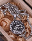 Vikings Vintage Dragon Head Pendant Gothic
