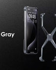 Metall Randlose Telefon Fall Für iPhone 13 14 15 16 Pro Max Aluminium