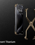 Metall Randlose Telefon Fall Für iPhone 13 14 15 16 Pro Max Aluminium