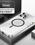 Metal Frame Phone Case For Iphone 13 12 14 15 16 Pro Max