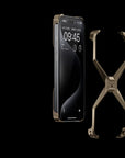 Metall Randlose Telefon Fall Für iPhone 13 14 15 16 Pro Max Aluminium