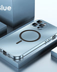 Metal Frame Phone Case For Iphone 13 12 14 15 16 Pro Max