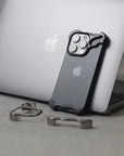 Irregular Metal Bumper Phone Case IPhone 13 14 15 16 Pro Max Plus with Lens Film Protection