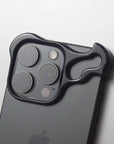 Irregular Metal Bumper Phone Case IPhone 13 14 15 16 Pro Max Plus with Lens Film Protection