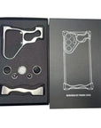 Alien Unregelmäßige Metall-Telefonhülle für Samsung Galaxy S23 S24 Ultra Plus