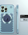 Metal Heat Dissipation Phone Case For iPhone 13 12 14 15 16 Pro Max