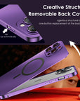 Metal Frame Phone Case For Iphone 13 12 14 15 16 Pro Max
