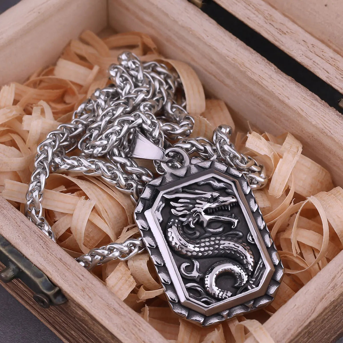 Vikings Vintage Dragon Head Pendant Gothic