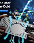 Metal Heat Dissipation Magnetic Phone Case For IPhone 13 12 14 15 16 Pro Max